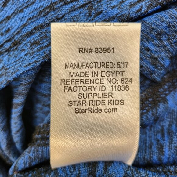 Long Sleeve Activewear Exercise Top For Kids - Picture 5 of 6